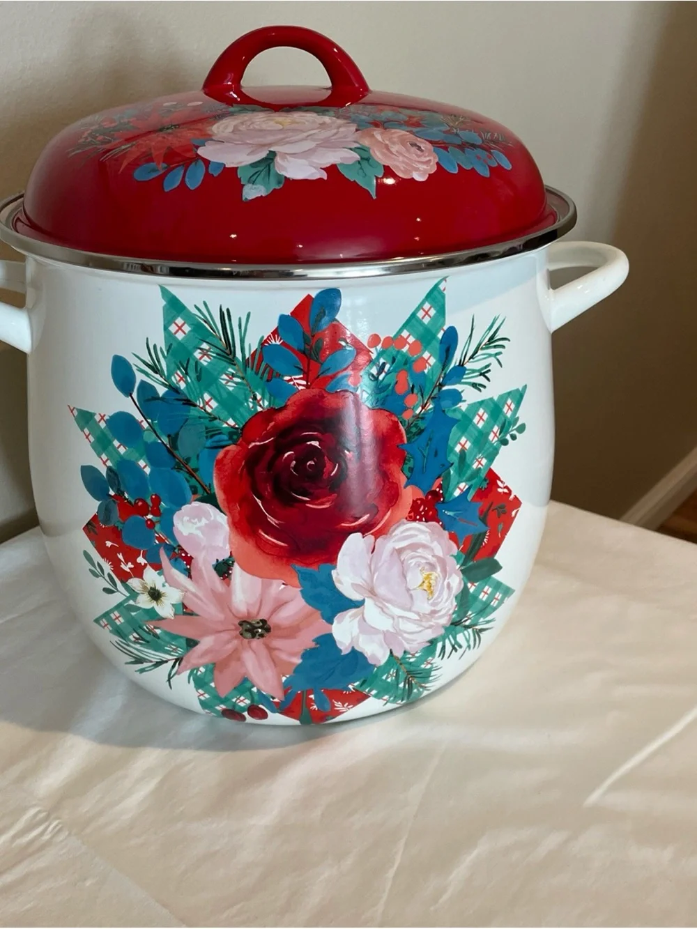 The Pioneer Woman Wishful Winter 12 Quart Stockpot